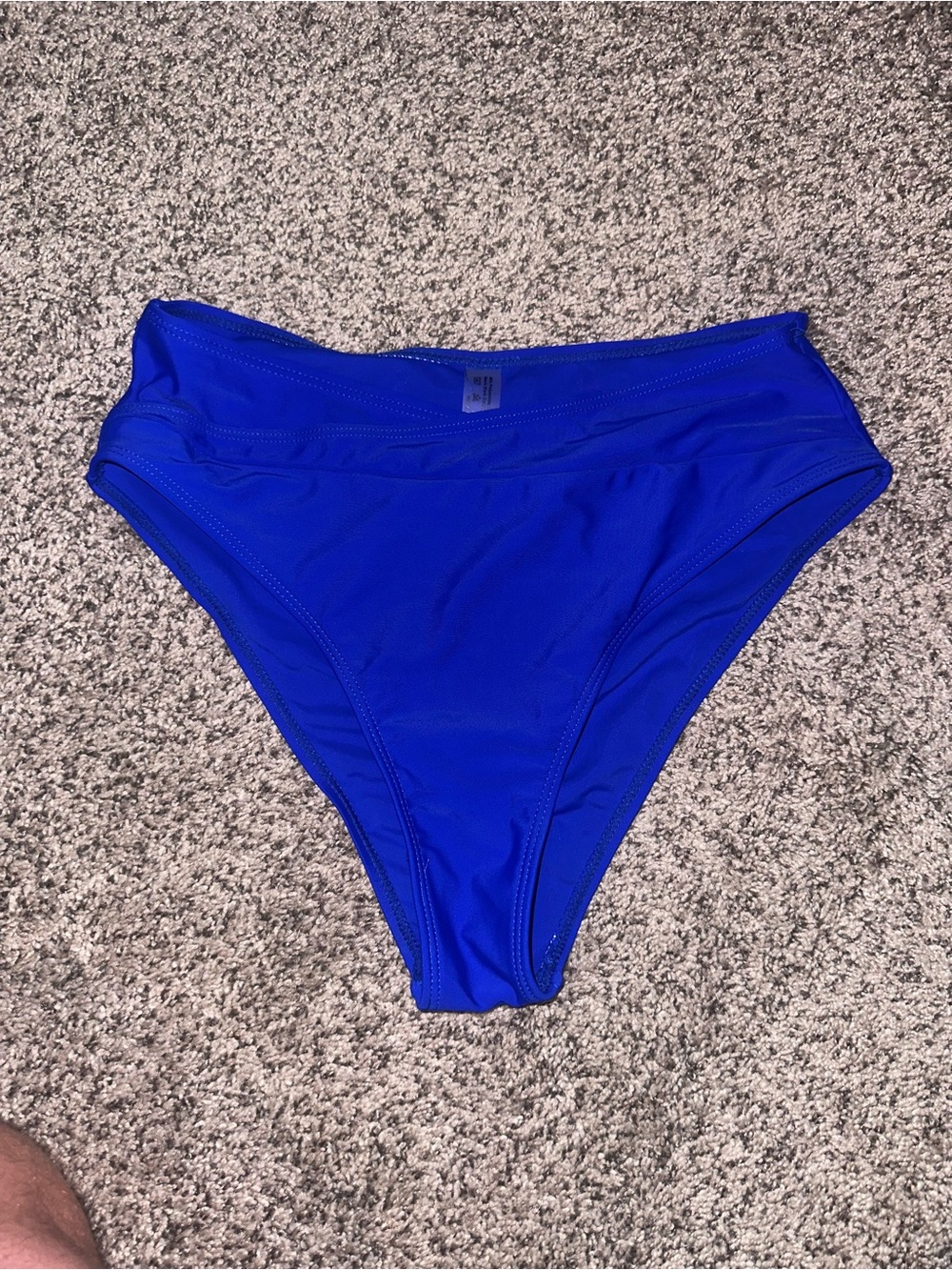 SHEIN Royal Blue High Cut Bikini Bottoms